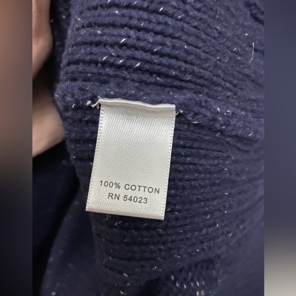 Banana Republic Blue Knot Sweater Men’s Medium - Picture 2 of 5